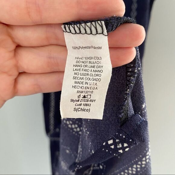 Vintage Havana Mini A Line Key Hole Striped Dress - Picture 4 of 5